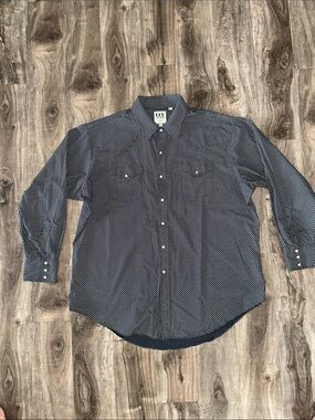 Mens Snap Shirt Ely Cattleman Black Western Shirt Boot Barn XXL